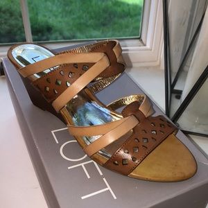 ANN TAYLOR LOFT Leather Sandals
